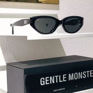Monster Gentle Rococo Cat Summer Eye Oval Sunglasses Sungasses Korea GM GM Femmes and Men Square Glasses UV400 Protection 231220 2936