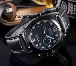 Gentleman Fashion Mechanische Luxe voor Heren Mode Lederen Band Kalender Y95a Horloges Stijl