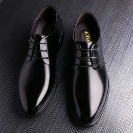 Gentleman Fashion Trend grande taille Chaussures en cuir italien de haute qualité