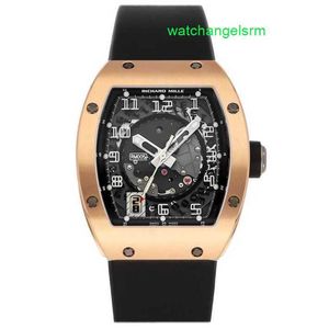 Montre-bracelet pour hommes Elegance RM Montre-bracelet RM005 Automatique Montre-bracelet en or rose pour hommes Date RM005 AE PG