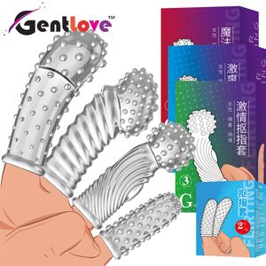 Gentlove estimulación del punto G masaje dedo sexyual femenino juguetes sexy para mujeres masturbación entrega gratuita