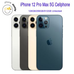 Véritable Apple iPhone 12 Pro Max Phone 128/256/512 Go Rom 6.7 "OLIDE OLIDE ORIGIN