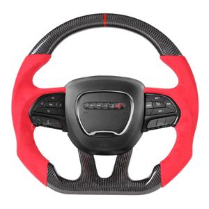 Auto -accessoires Echte koolstofvezel stuurwielen voor Dodge Charger Challenger stuurwiel