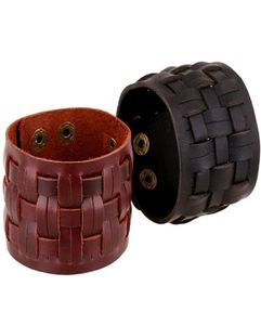 Echt Koeienhuid Lederen Armband Retro Weave Punk Armband Multi Layer Mannen Casual Armband Koeienhuid Bangle a8986406027