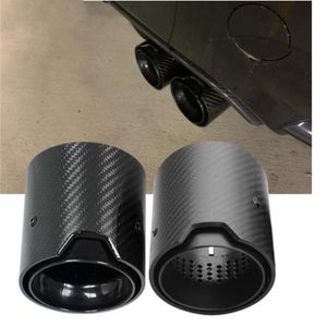 Echt Glossy/Matte Carbon Uitlaat tip Auspuffspitze voor BMW M2 M3 M4 M135i M235i M140i M240i M335i M340i M435i