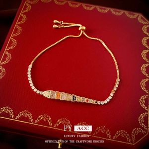 Véritable or électroplate de zircon en forme de zircon en forme de serpent simple, exquise, à la mode, bracelet haut de gamme, bracelet de tempérament léger coréen pour les femmes