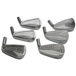 Véritable tête de fers de golf ZODIA argent/noir, clubs de golf à motif limité avec manche en acier ou manche en Graphite 240112