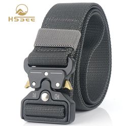 Echte grijze serie Nylon Tactical Belt Soft Real Nylon Hard Metal Quick Release Buckle Mens Sports Belt Drop7388142