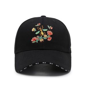 Véritable chapeau femmes casquette de baseball version coréenne polyvalent mode petite abeille casquette brodée crème solaire chapeau de soleil mode