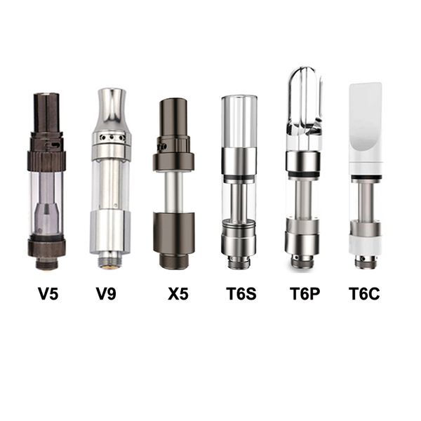 Véritables atomiseurs Itsuwa Amigo Liberty V5 V9 V20 Tcore X5 T6S T6P T6C cartouches de vape en céramique 510 vaporisateurs d'huile épaisse à filetage