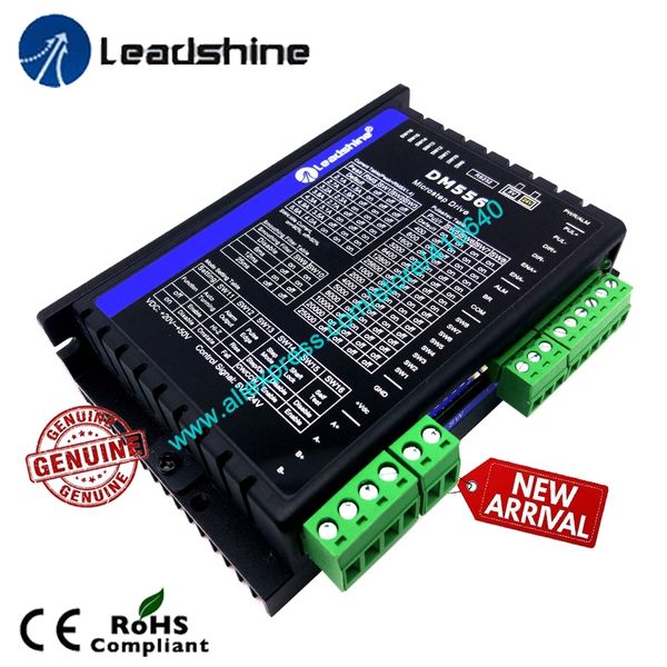 Genuine Leadshine DM556 2 Phase Digital Stepper Drive con entrada máxima de 50 VDC Mismo precio pero FUNCIÓN MÁS FUERTE Nueva versión 3.0