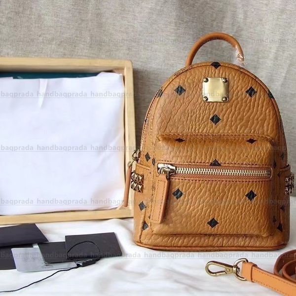 Mochila MC de cuero genuino de 3 tamaños, bolso bandolera, bolso escolar de diseñador, mochila de gran capacidad para mujer y hombre, bolsos de mano, bolsos de mano, bolsos escolares