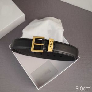 Ceinture en cuir véritable pour femmes 3.0 cm largeur mode hommes Designer ceintures lettres boucle femmes luxe ceinture Cintura Ceintures