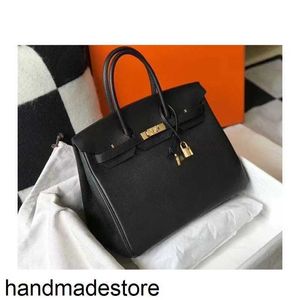 Véritable cuir BK Designer Handbag Platinum High Grade Semi Home Bag Togo Femmes Fabriqué à la main