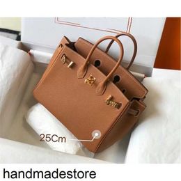 Sac à main du sac en cuir en cuir authentique BK Platinum Sacs 2024 Fashion Home High Sense Palm Palm Imprimé portable Portable One épaule Prank Frank Matchmade