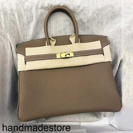 Vérine en cuir BK Platinum Designer Handsbag Luxur Luxury Togo Home Bag Women's Bars-On Couche Cow Hide Fashion Grande Capacité Maison Fabriale Fabriale