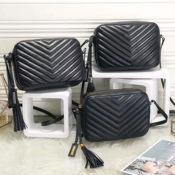 Bolsos de cámara de cuero genuino para mujer, bolsos de hombro a la moda, bolso de cuero de vaca, tarjetero para presbicia, bolso de noche, mensajero para mujer