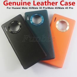 Lederen tas voor Huawei Mate 30 Pro-hoesje Schokbestendige achterkant voor Huawei Mate 40 Pro Soft Covers