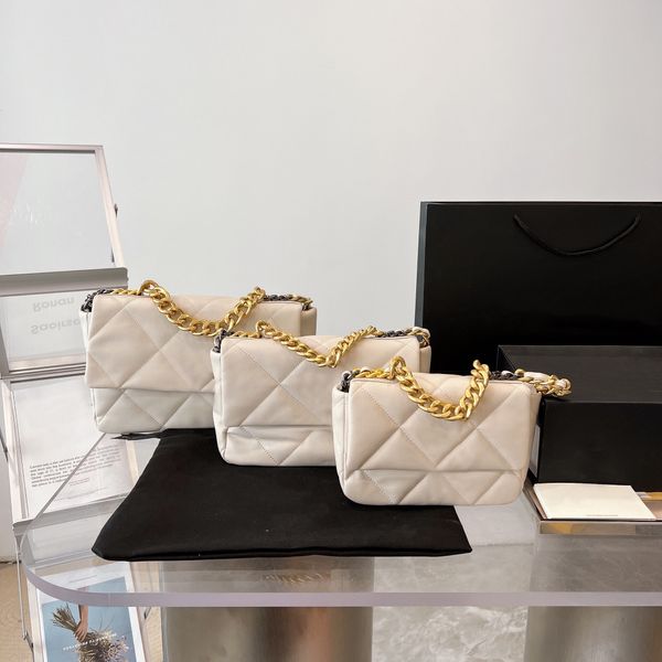 Sacs en cuir véritable Designer femmes sacs à main sacs à main mode classique chaîne bandoulière sac à bandoulière vérifier lettre marque avec boîte