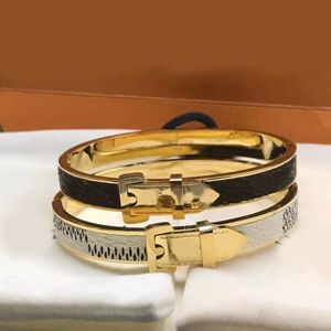 Lederen Designer Sieraden Love Lock V Armband Armband Pulseiras Lederen Armband Dames / Heren Sieraden Mode