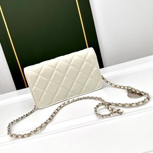 Bolso de hombro de diseñador de cuero genuino para mujer, bolso, cartera, moda famosa de lujo