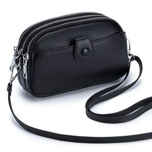 Sac de téléphone mobile de la mode de la mode en cuir authentique Nouveau mini sac crossboda