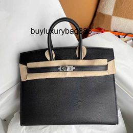 Sac à main en cuir véritable Ber Kin le sac de créateur pour femme fourre-tout couture extérieure marque 30 cm fait à la main ligne de cire premium Epsom luxe classique mode grande capacité