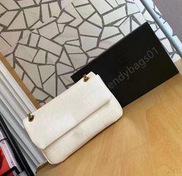 Bolso de mensajero de lujo de cuero genuino para mujer bolsos de hombro tipo bandolera Chain Lady Envelope hangbag moda playa Hobo Wallet Letters monedero diseñador monedero bolsos de mano