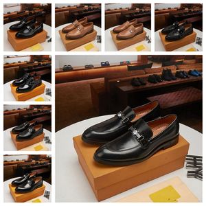 Véritable cuir hommes chaussures décontractées de luxe concepteur hommes mocassins mocassins respirant sans lacet noir conduite chaussures grande taille 37-46