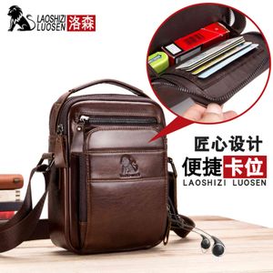 Lederen Mannen Mussenas Mannelijke Kleine Man Mode Crossbody Schoudertassen Heren Travel Nieuwe handtassen