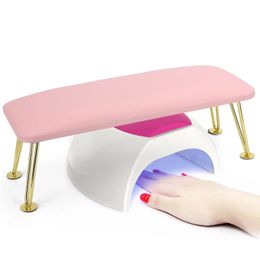 Echte lederen nagel Handsteun kussen Handkussen kussen houder Nail Art Stand voor manicure -tafel voor nagelsalon 240407