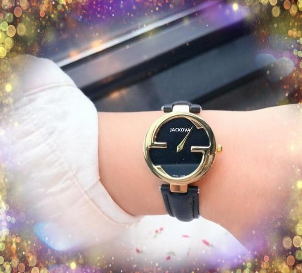 Relojes de moda de cuarzo de cuero genuino vestido de mujer reloj con forma de abeja doble g Reloj de pulsera femenino de diseño clásico generoso de alta gama Orologio di lusso regalos