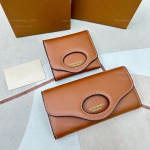 Portefeuilles en cuir véritable de haute qualité pour femme porte-carte Long/court portefeuille sac d'argent concepteur porte-monnaie pochette boîte-cadeau