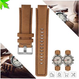 Lederen Horlogeband Horlogeband Vervanging voor Timex Tide T45601 T2n721 T2n720 E-tij Kompas Horloges H09152104