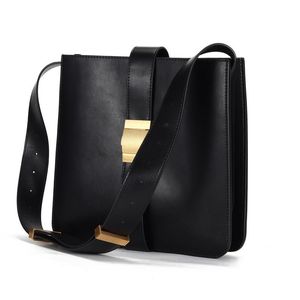 Véritable cuir femmes mode épaule croix corps seau sac marque Design grande capacité sac à provisions 2021 hiver nouveau chaud Sal