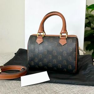 Cuir véritable pour femme Designer celins boston sac fourre-tout de luxe sac à main bandoulière TRIOMPHE sacs en toile pochette poignée supérieure gym pochette mini sac avec bandoulière