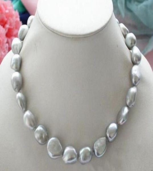 Collier de perle d'eau douce en argent Natural 910 mm en argent Natural 910 mm 18quot8873031