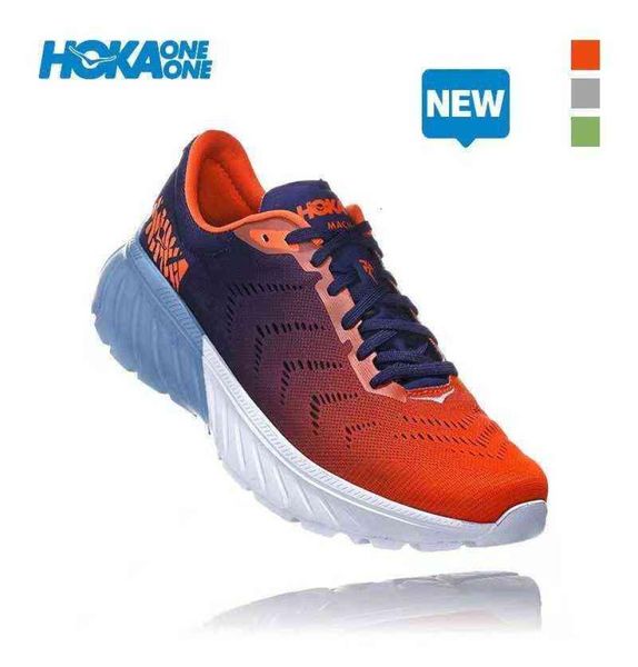 Producto genuino Liquidación Hoka Men h 2 Racing Type Road Running Shoes H2 Ligero Absorción de impacto Transpirable Entrenamiento Deportes B2532704