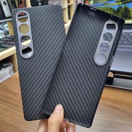 Echte Real Carbon Fiber Aramid Slim Case voor Meizu 20 INFINITY Metalen Ring Back Cover