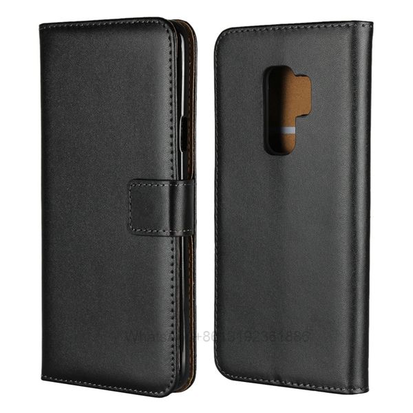 Étuis portefeuille en cuir véritable véritable pour iPhone 13 12 11 XR XS MAX X 8 7 6 SE Galaxy S20 Ultra Plus ID carte de crédit PC Flip Cover Men Book