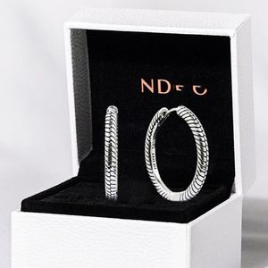 Echte S925 sterling zilveren hanger oorringen geschikt voor oorbellen en stud sieraden 299532C00 mode-sieraden