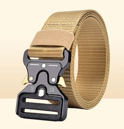 Echte tactische riem Quick Release Alloy Belt Soft Real Nylon Sports Accessories Buckle Outdoor Battle Sports 2202104347143