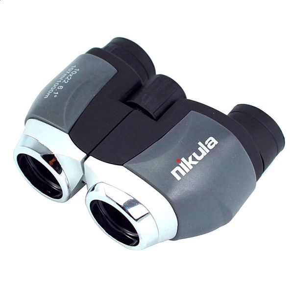 Telescopio genuino Nikula 10x22 HD Binoculares Divertido juego deportivo Concierto Telescopio Spotting Scope Mini para pesca portátil al aire libre 240312