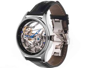 Véritable Tourbillon montres hommes montre mécanique entièrement automatique marques de luxe lumineux étanche mode homme montre Reloj Hombre