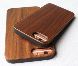 Étuis pour téléphones cellulaires Étui en bois véritable pour iPhone13promax Iphone 12 pro 11 XS Max XR 7 8 Plus Couverture gravée en bois Coque de téléphone en bois antichoc Bambou