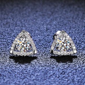 Géométrique Mosang Diamond Stud S925 Sier Triangle Stud Ins Acntice Jewelry Live Broadcast