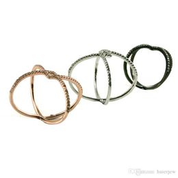 Patrón geométrico Banda única Anillos de banda de descuento Ajuste de punta Anillos de banda de moda de moda para R10189