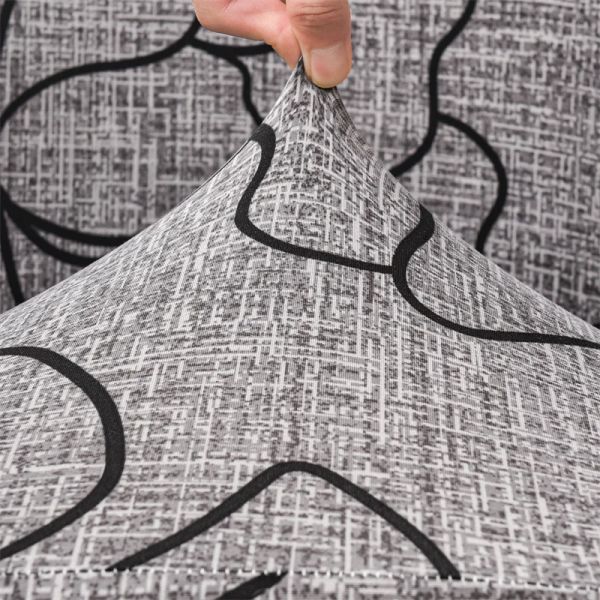 Couvrots de chaise de baignoire imprimée géométrique Stretch Spandex Choîte de canapé Couvre-canapé Sofa Cover pour le salon Bar Home
