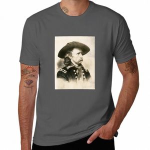 George Armstrg Custer T-shirt leuke tops plus maten heren effen t-shirts M16s #