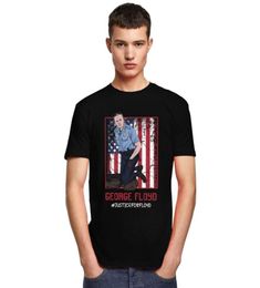 George Floyd Justice pour Floyd T-shirt hommes mémoire t-shirt col rond manches courtes je peux 039T respirer t-shirt coupe ample Apparel4354335